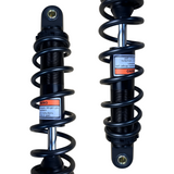 Rear springs / shock absorbers 285mm OKD type set with 6 black coils 