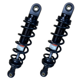 Rear springs / shock absorbers 285mm OKD type set with 6 black coils 