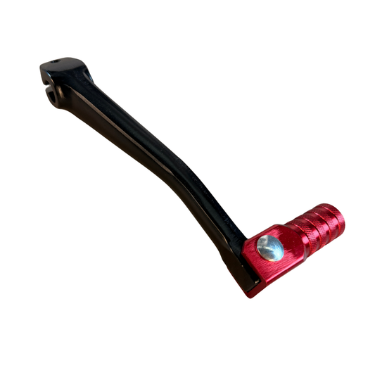 Pédale de changement de vitesse noire avec rouge pour 50cc - 125cc - Dax, Pitbike, Monkey.. 