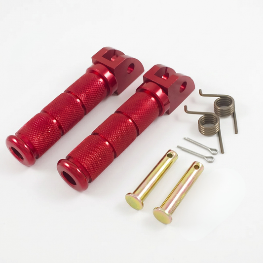 CNC Fußstützen - 21 mm rot für Dax und Monkey Modelle 
