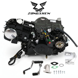 Zongshen 125cc Motorblock – elektrisch + Kickstarter (schwarz) 