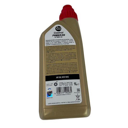 Castrol Power RS 4-stroke 10W40 oil 4 liter can 