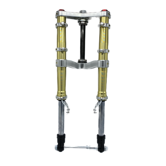 USD-Gabel Dax 40mm 4 Kolben Gold und Chrom 