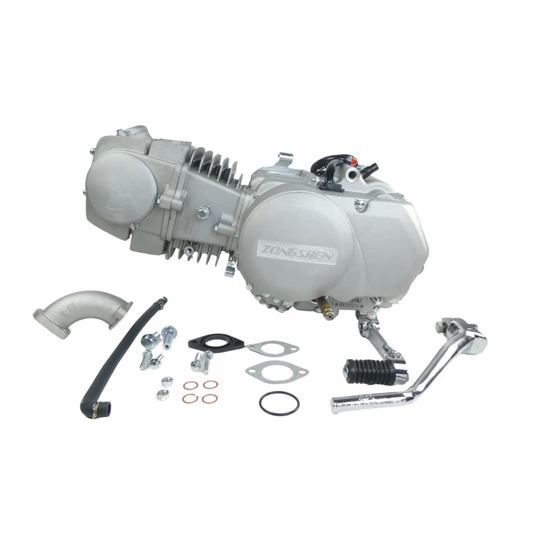 Moteur Zongshen 140cc argent - manuel 4 vitesses 
