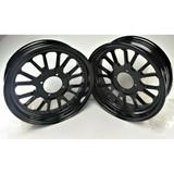 BB Sport mat zwart tubeless aluminium velgen voor Monkey 12 "x 3.5 + 2.75"