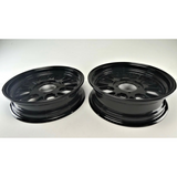 BB Sport mat zwart tubeless aluminium velgen voor Monkey 12 "x 3.5 + 2.75"