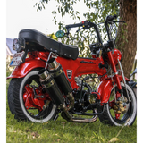 Carbon Twin exhaust for Dax 'The Shotgun' 