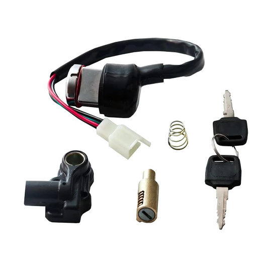 Complete ignition lock - handlebar lock and saddle lock set for Dax 12 volt 