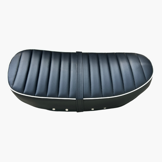 Dax saddle black with white edge for 2.5L and 3.5L frames 