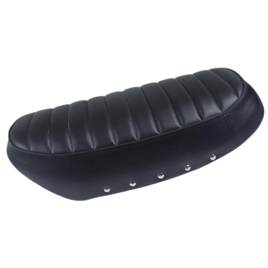 Dax saddle CT-70 style with 6 volt saddle plate - black 