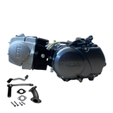 Lifan 125cc motorblok grijs / zilver- Manueel - 4 Versnellingen kickstart.