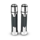 Silver handles suitable for universal 22.2mm handlebars 