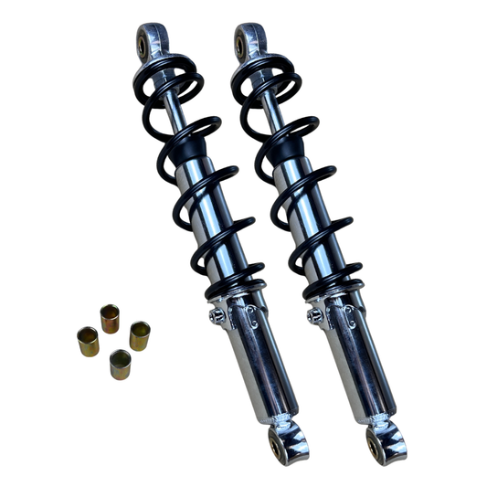 Amortisseurs arrière chrome/noir 330mm réglables pour Dax 