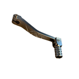 CNC schakelpedaal met driehoekspatroon titanium kleur voor 50cc - 125cc