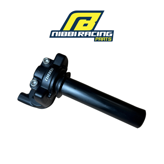Nibbi quick throttle handle without cable - universal for 22mm handlebars 