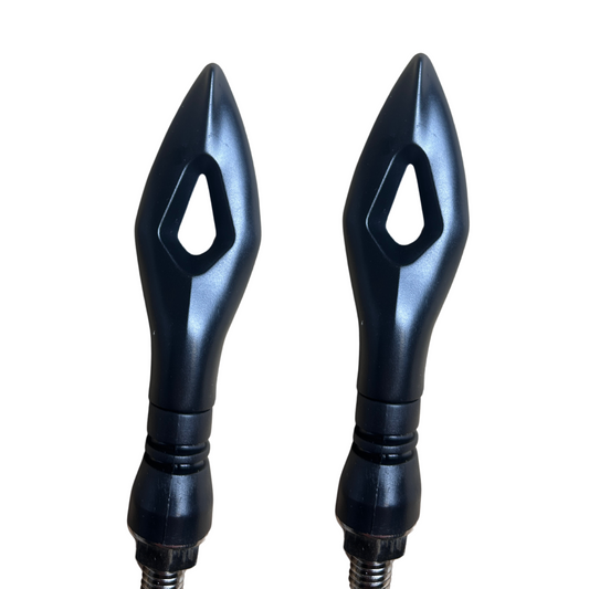 LED indicators dot-shaped with running lights effect - 12 volt 