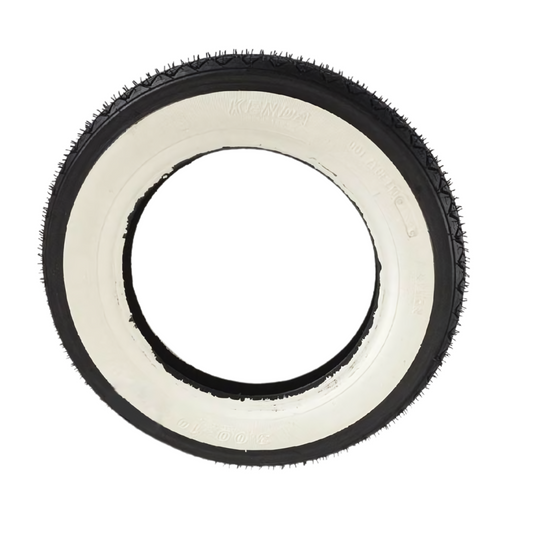 Outer tire Kenda white wall 3.00 x 10 inch for Dax and others 