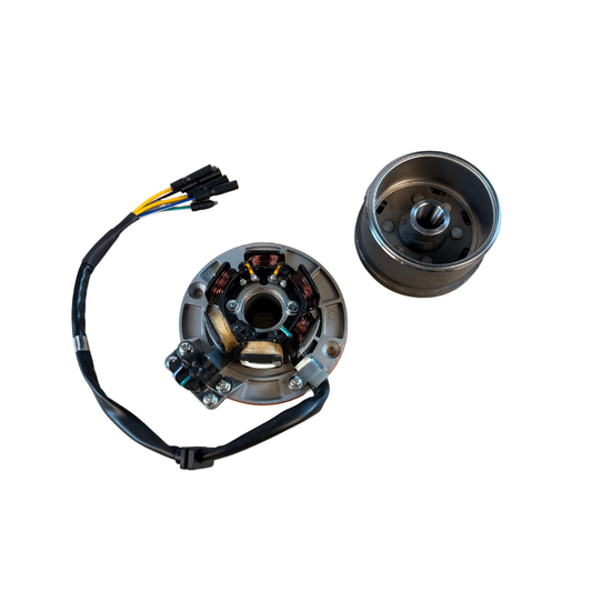 Weighted flywheel for more torque 