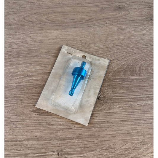 Benzinefilter licht blauw voor Dax en Monkey - vuile verpakking