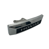 Honda fork emblem chrome and black with mounting bracket Dax 