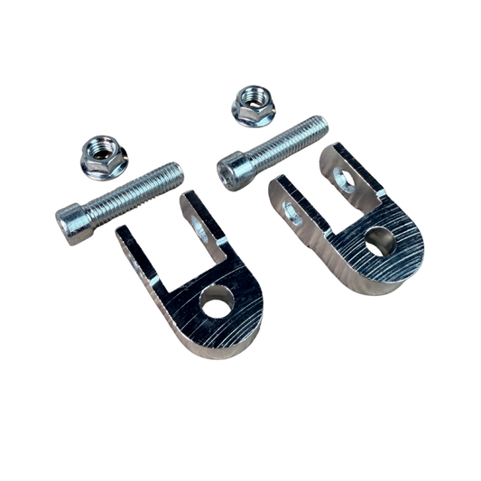 Rallonges d'amortisseur en aluminium +25 mm – ensemble de 2 pièces 