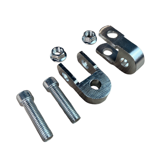 Rallonges d'amortisseur en aluminium +25 mm – ensemble de 2 pièces 