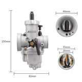 Carburateur Nibbi PE 28 Bride – Version Racing (PE28FL-SR) 