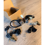 Various parts of the contact lock set Dax 