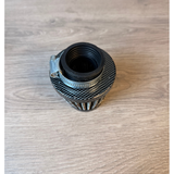 Second-hand - Carbon look air filter with rust 35mm 