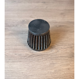 Second-hand - Carbon look air filter with rust 35mm 