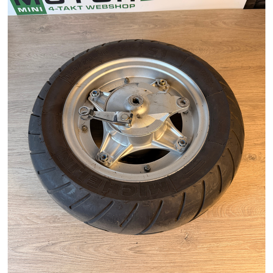 Gebraucht - Hinterrad Dax - Nabe, Felge, Reifen und Zahnrad 