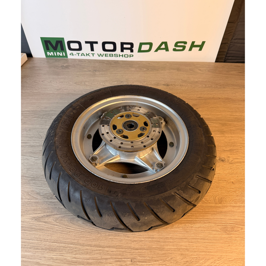 Gebraucht - Vorderrad Skyteam Dax: Reifen, Felge, Nabe und Bremsscheibe 