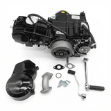 Moteur 125cc noir - Manuel - 4 vitesses kickstart. 