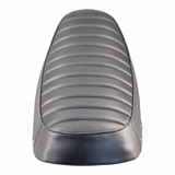 Selle Dax style CT-70 avec plaque de selle 6 volts - noir 