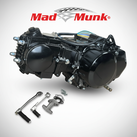 Madmunk 72cc Moteur noir - Manuel - 4 Vitesses démarrage au kick. Dax,. 70cc 