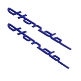Autocollants emblème Honda S800 bleu (repro) Set de 2 pièces 