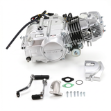 Moteur Zongshen 125cc – démarrage électrique + kickstart (argent) 