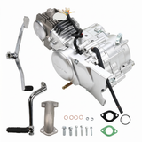 Moteur Zongshen 125cc – argent (kickstart) - Dax, Pitbike, Monkey... 
