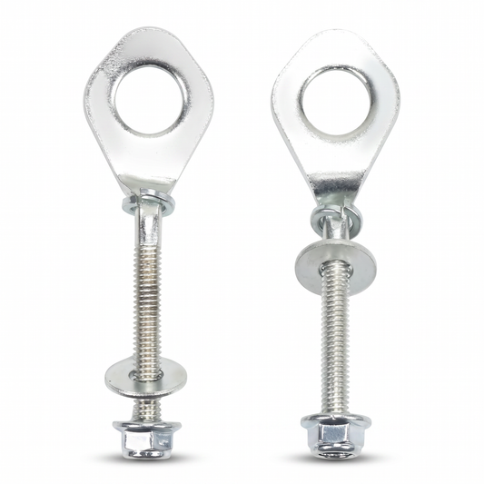Set Kettenspanner silber (2 Stück) – für serienmäßige Dax-Schwingen
