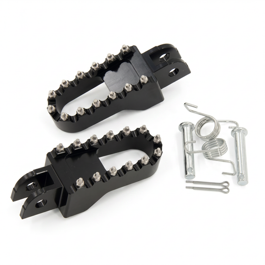 CNC-gefräste Aluminium schwarze Fußstützen für Dax und Monkey 