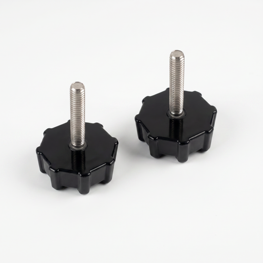 Stuur draaiknoppen zwart voor standaard Dax replica stuur
