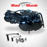 Madmunk 72cc Engine block black - Manual - 4 Gears kick start. Dax,. 70cc 
