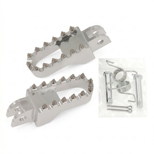 CNC-Gefreesde Aluminium zilveren Voetsteuntjes voor Dax en Monkey