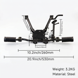Kickstand / center stand for Dax complete with footrest 