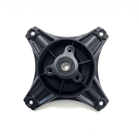 Komplette Vorderradnabe für Dax Bremsscheibe 12mm schwarz 