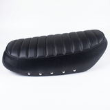 Selle Dax style CT-70 avec plaque de selle 6 volts - noir 