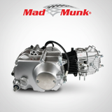 Madmunk 72cc Engine block silver - Manual - 4 Gears kick start. Dax,. 70cc 