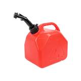 Jerrykan Inhalt von 10 Litern mit Ausgießer - rot / 30,4 x 13,1 x 39,6 cm 
