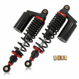 Stoßdämpfer / Hinterfedern 330mm schwarz & rot - einstellbar 