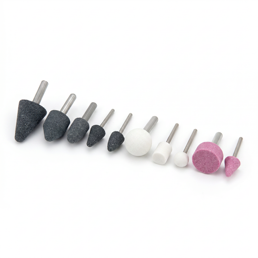 10-teiliges Dremel-Set – Aluminiumoxid (1/8" &amp; 1/4" Schaft)
